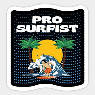 THE PRO SURFIST Sticker